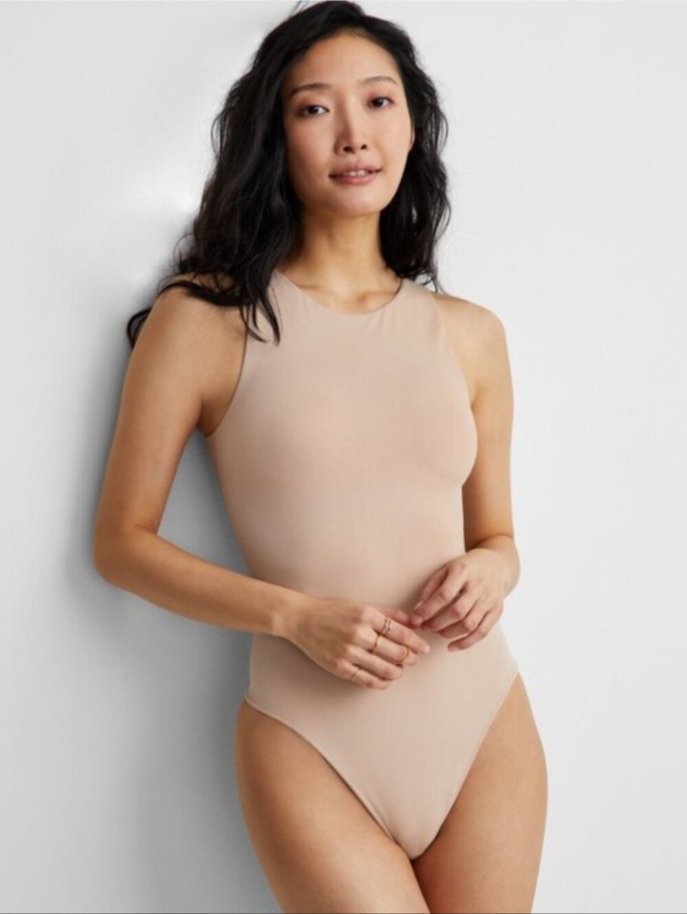 3 PACK BUNDLE State of Day Women's Seamless Thong Bodysuit